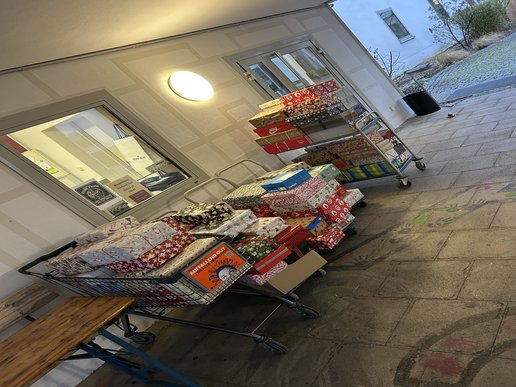 Paketstapel im ELSA